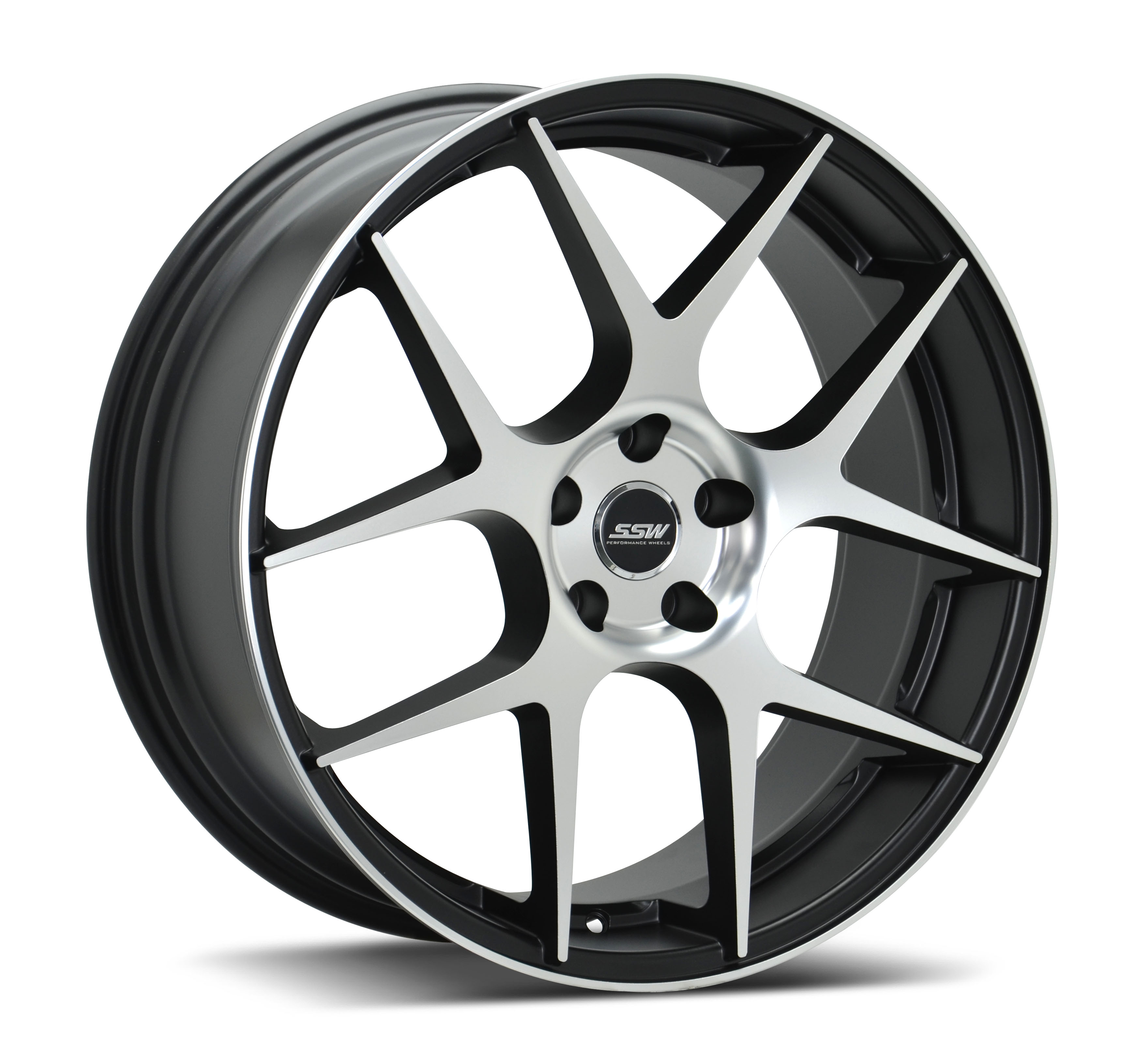 SSW S293 5X112 19X8.5 / 19X9.5 FP/BKM (Made in Thailand)